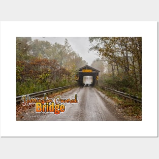 Harrington Covered Bridge Erie County Pennsylvania Posters and Art